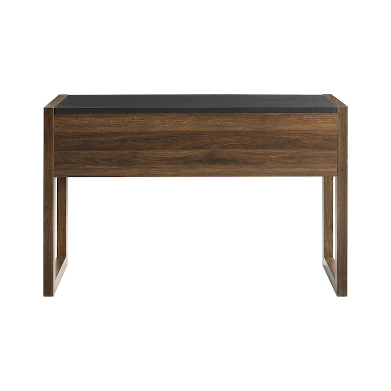 Bureau à un tiroir deux tons