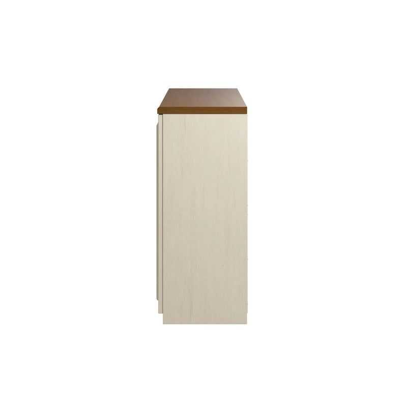 Meuble décoratif avec étagères et portes