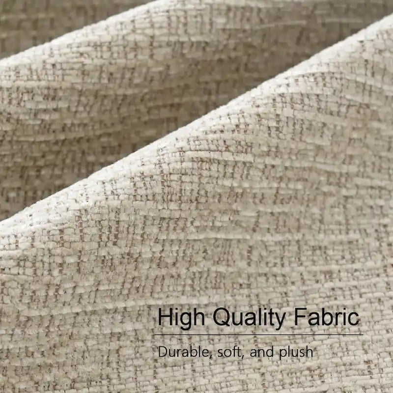 Fauteuil en tissu chenille (lot de 2)