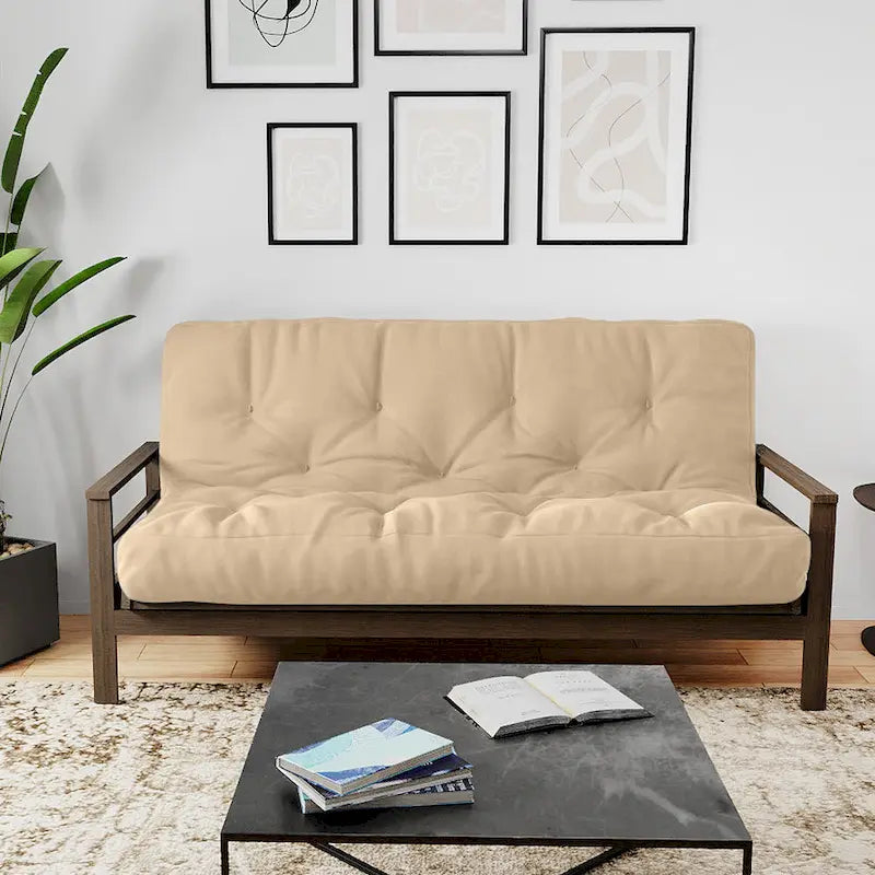 Matelas japonais grand lit en mousse mémoire de forme infusée de gel