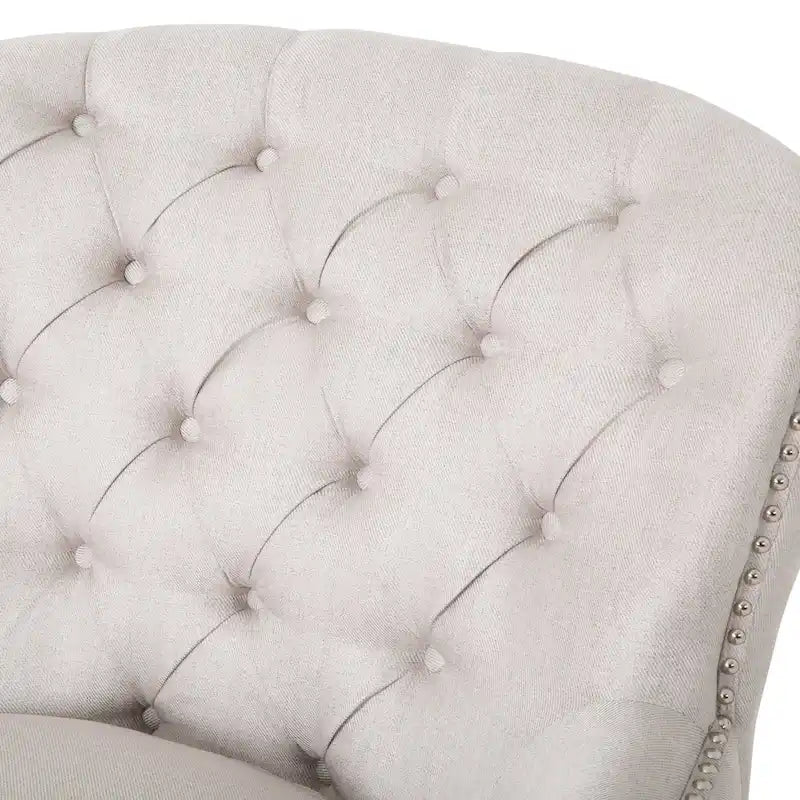Ensemble fauteuil crapaud et repose-pieds