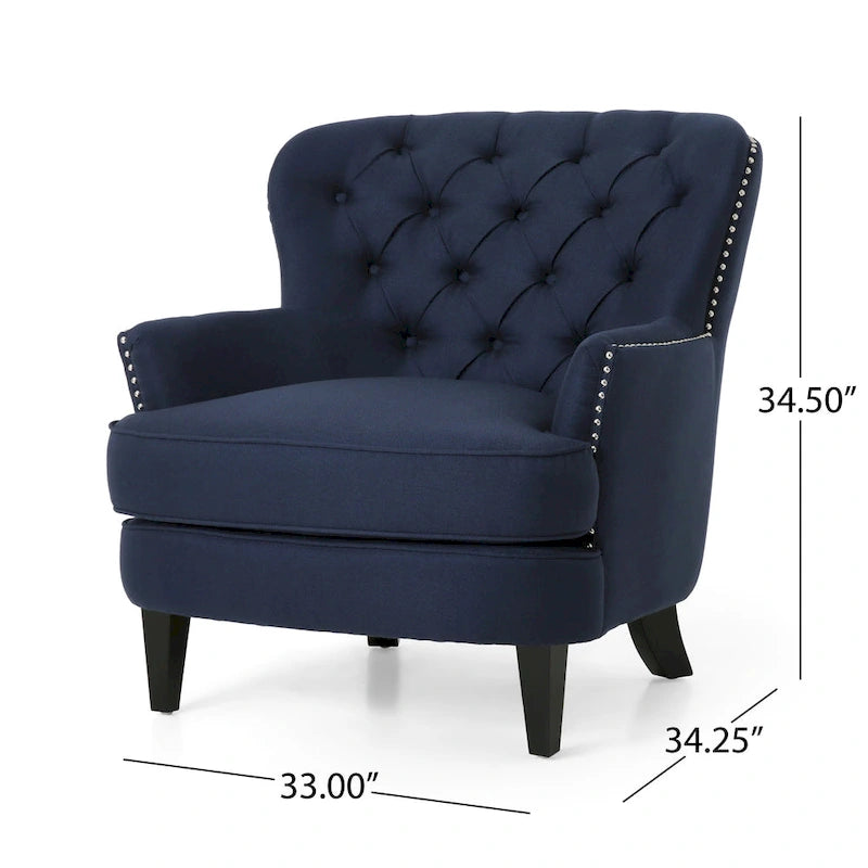 Ensemble fauteuil crapaud et repose-pieds
