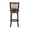 Tabouret de bar pivotant à dossier haut en lin moderne de 74 cm