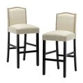 Tabourets de bar rembourrés de 28 pouces, lot de 2