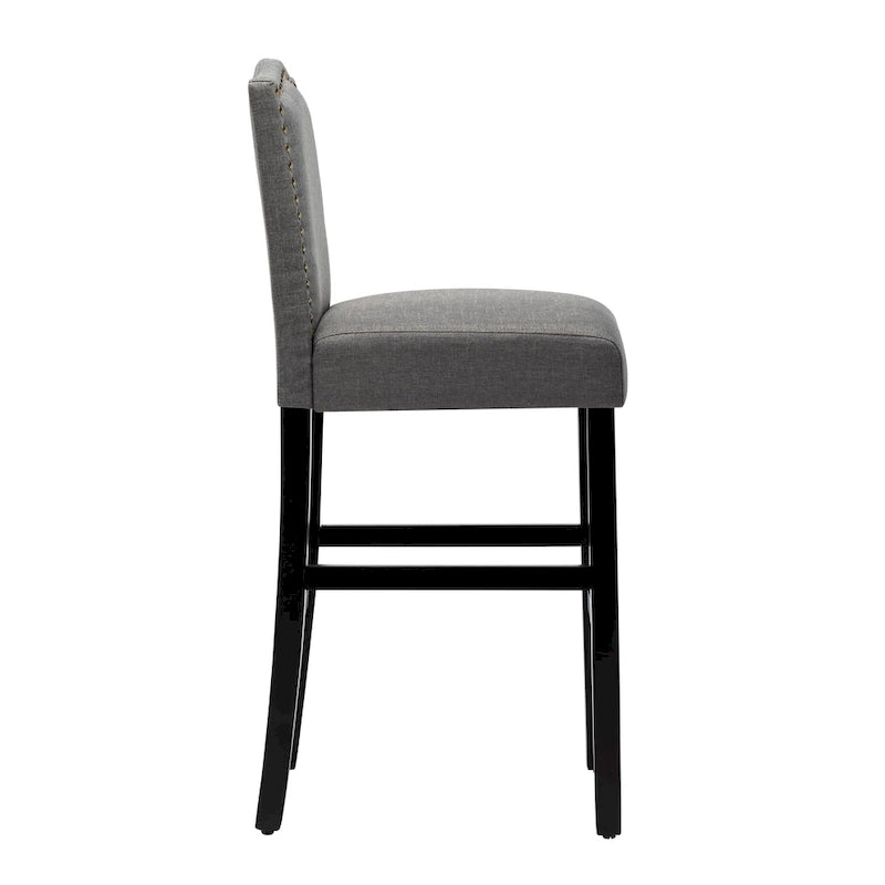 Tabourets de bar rembourrés de 28 pouces, lot de 2