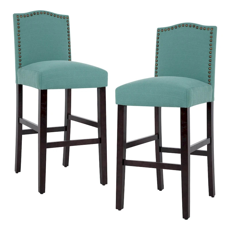 Tabourets de bar rembourrés de 28 pouces, lot de 2