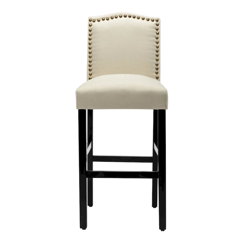 Tabourets de bar rembourrés de 28 pouces, lot de 2