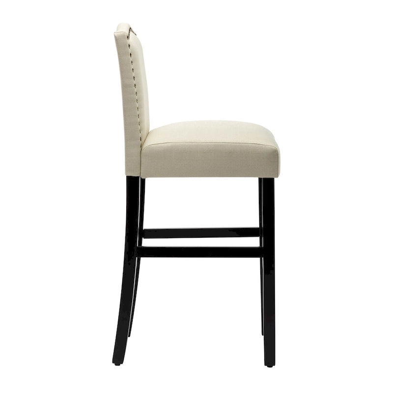 Tabourets de bar rembourrés de 28 pouces, lot de 2