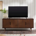 Meuble TV en bois massif moderne de style médiéval
