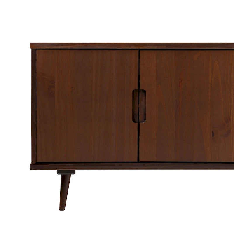 Meuble TV en bois massif moderne de style médiéval