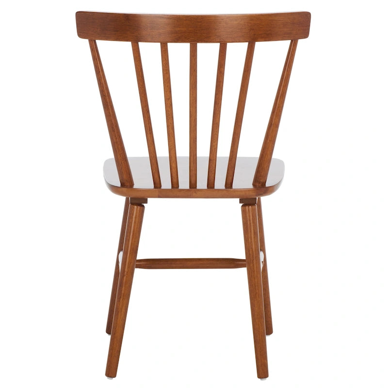 Chaises de salle à manger à dossier fuseau de style rustique (lot de 2) — 50,8 cm L x 50,8 cm P x 83,8 cm H
