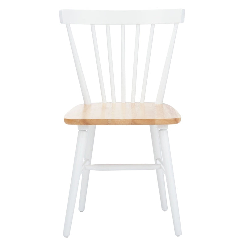 Chaises de salle à manger à dossier fuseau de style rustique (lot de 2) — 50,8 cm L x 50,8 cm P x 83,8 cm H