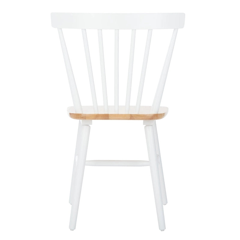 Chaises de salle à manger à dossier fuseau de style rustique (lot de 2) — 50,8 cm L x 50,8 cm P x 83,8 cm H