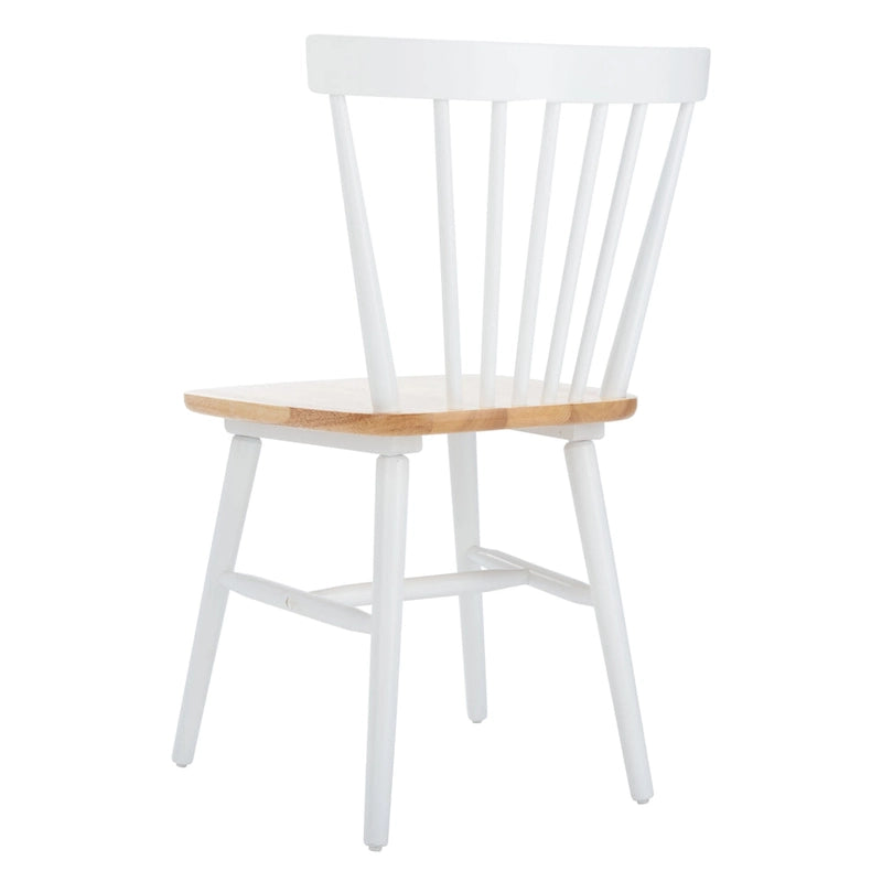 Chaises de salle à manger à dossier fuseau de style rustique (lot de 2) — 50,8 cm L x 50,8 cm P x 83,8 cm H