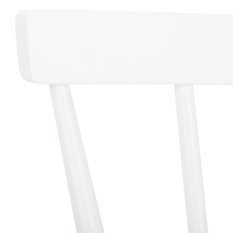 Chaises de salle à manger à dossier fuseau de style rustique (lot de 2) — 50,8 cm L x 50,8 cm P x 83,8 cm H