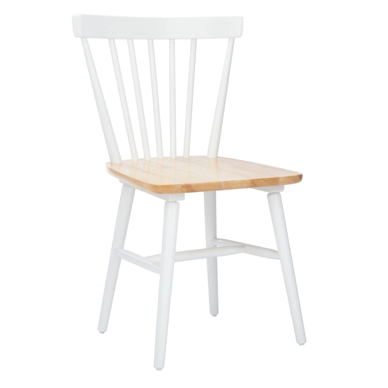 Chaises de salle à manger à dossier fuseau de style rustique (lot de 2) — 50,8 cm L x 50,8 cm P x 83,8 cm H