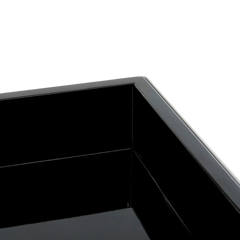 Table basse noire et blanche — 35,4 x 35,4 x 11,8 — Largeur 35 x Profondeur 35 x Hauteur 12