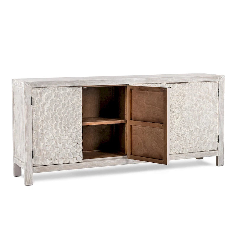Enfilade quatre portes — Crème rétro