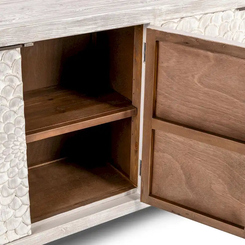 Enfilade quatre portes — Crème rétro