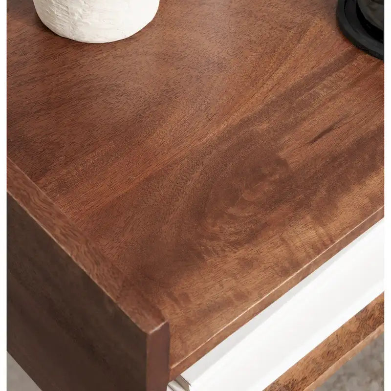 Table d'appoint en bois — 18x14x27