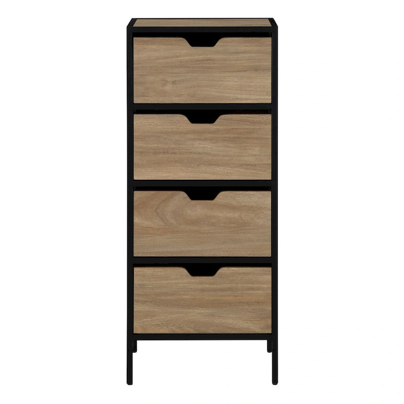 Meuble de rangement décoratif à quatre tiroirs