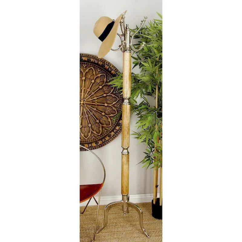 Porte-manteau en métal aluminium – Argent ou Or