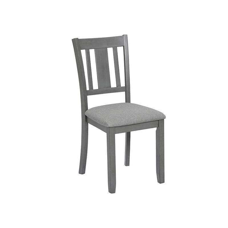 Lot de 4 chaises de salle à manger hauteur comptoir avec sièges rembourrés